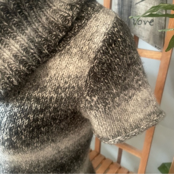 Like Love Cowl neck Cozy stylish Tunic in shades of grey - Picture 3 of 8